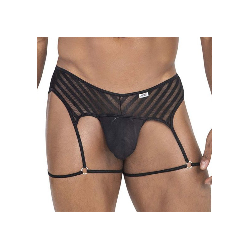 CandyMan String Porte-Jarretelles Hedion Noir